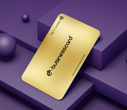 Golden NFC Digital Business Card - eBusinesscard