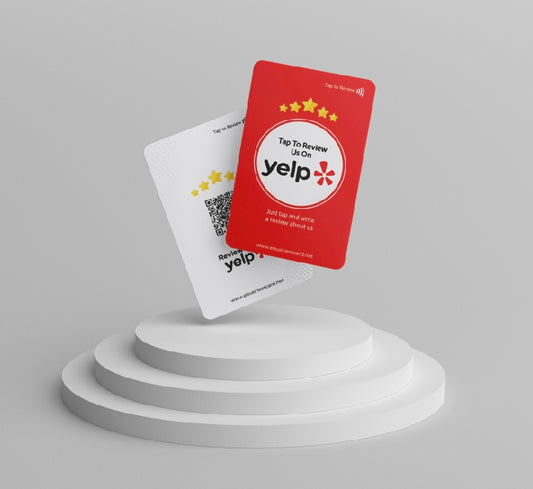 Yelp Follow NFC Card - eBusinesscard