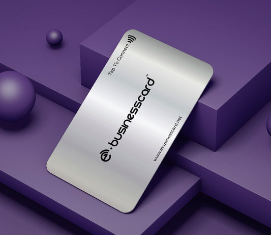 Custome Steel  NFC Card - eBusinesscard