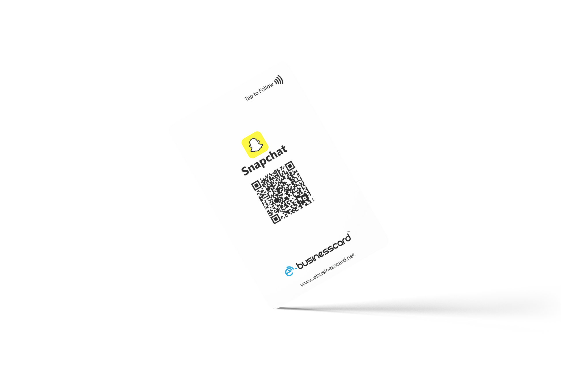 Snapchat Follow NFC Card - eBusinesscard