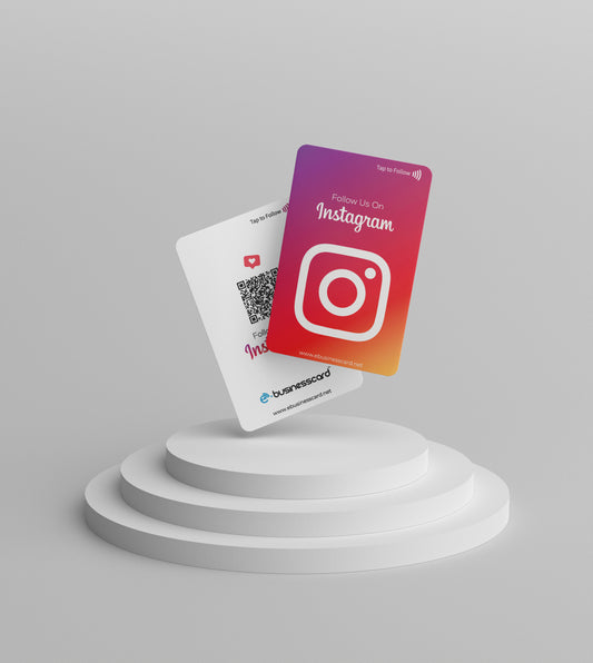 Instagram Follow NFC Card - eBusinesscard